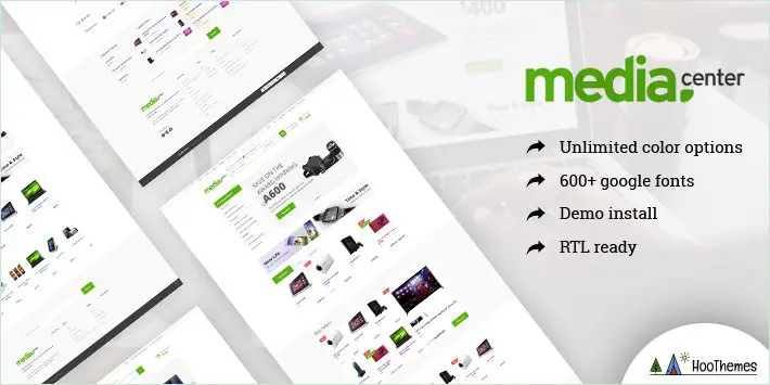 MediaCenter - Elektronik Mağazası WooCommerce Teması