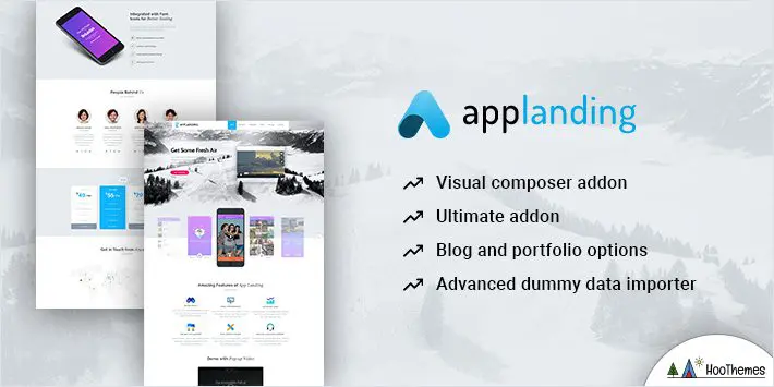 アプリランディングページWordPress