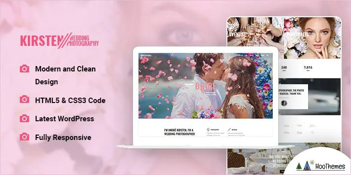 كيرستن - موضوع تصوير حفل زفاف نظيف