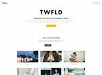 TwoFold - سمة WordPress للتصوير بملء الشاشة