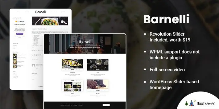 MBarnelli - Tema WordPress adaptable para restaurantes