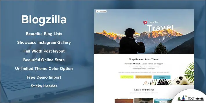 Blogzilla - Tema de blog WordPress para blogs