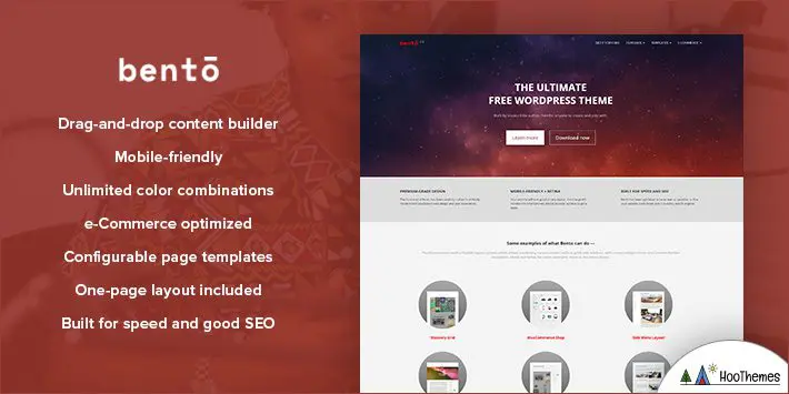 Bento Free WP Blog Themes for Bloggers