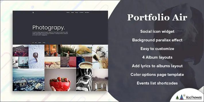포트폴리오 Air WordPress 테마