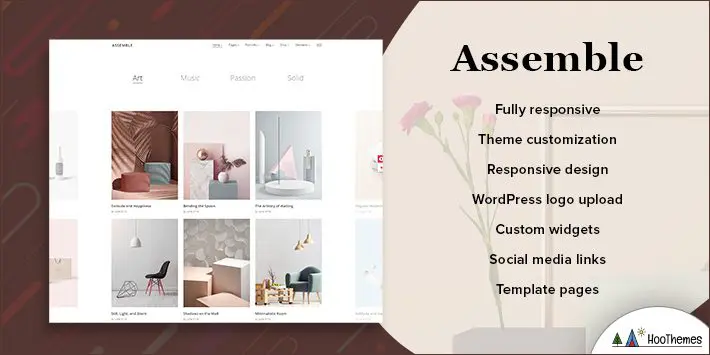 어셈블 - 포트폴리오 WP 테마