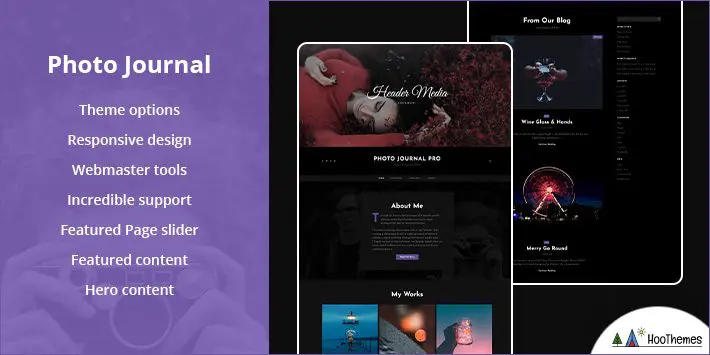 Temi WordPress gratuiti per diario fotografico per fotografi