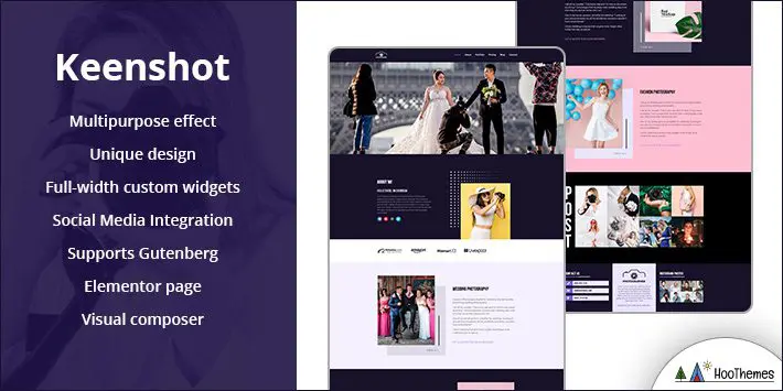 Temi WordPress gratuiti di Keenshot per fotografi