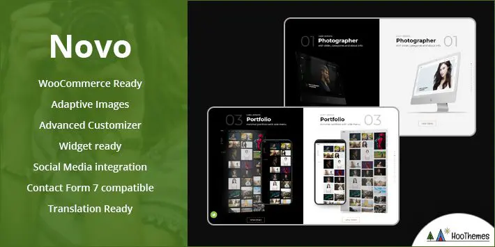 Novo Photography WP Theme