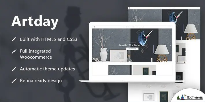 Artday - Boutique WordPress pour artistes créatifs