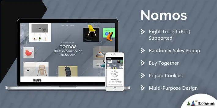 Nomos - Boutique AJAX moderne conçue pour le mobile et le référencement