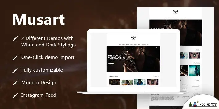Musart - Thème WordPress pour labels et artistes de musique
