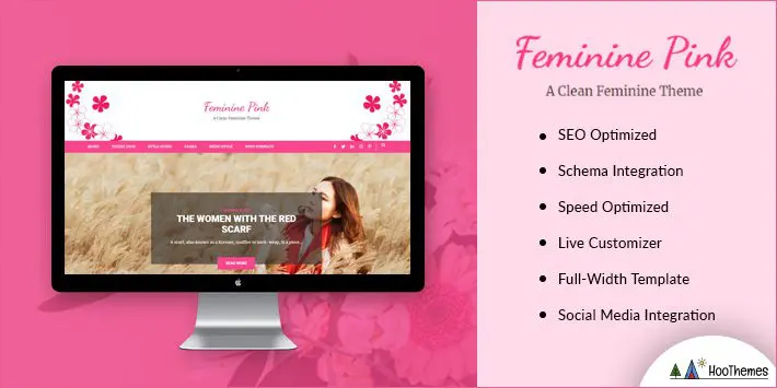 Temi WordPress rosa femminili