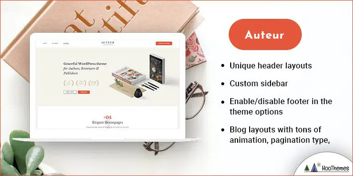 Auteur – Tema WordPress per autori ed editori