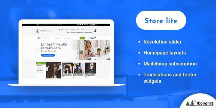 Memorizza temi WordPress Lite per la vendita di libri