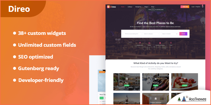 Direo - Tema WordPress per elenchi e annunci