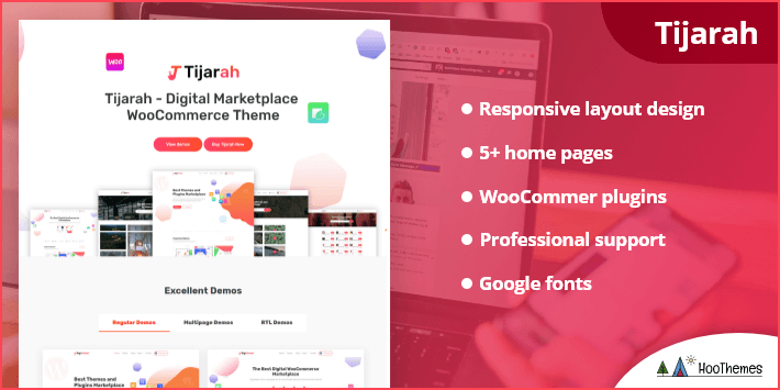 Tijarah - Tema WooCommerce del mercato digitale