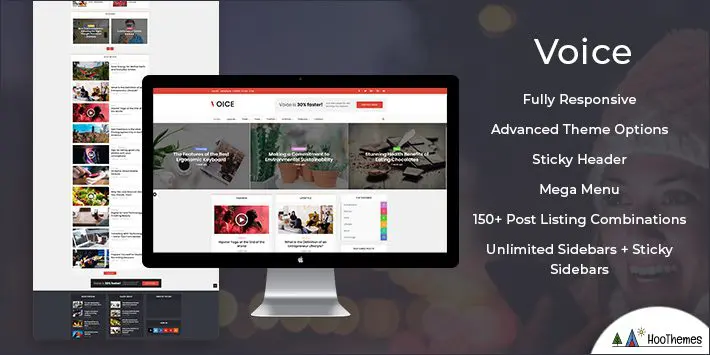 语音简单的 WordPress 主题