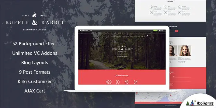 ウサギはすぐに来るWordPressテーマ