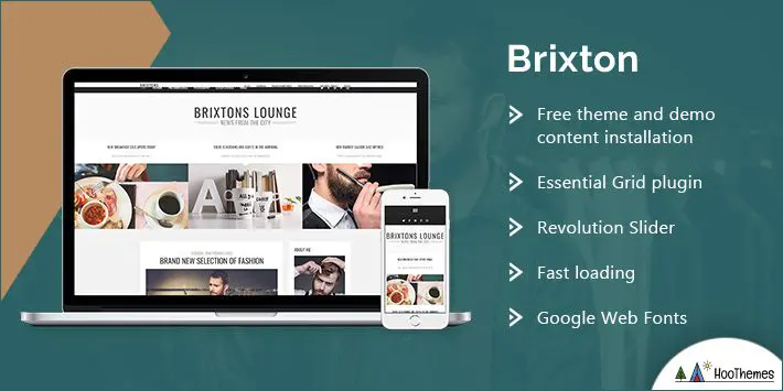 Brixton - Un tema reattivo per blog WordPress
