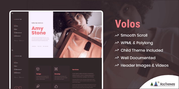 Tema WordPress Satu Halaman Volos