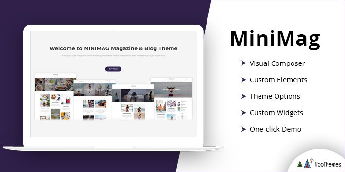 Thème WordPress MiniMag Bootstrap