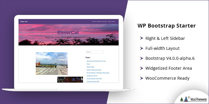 Thème WordPress WP Bootstrap Starter