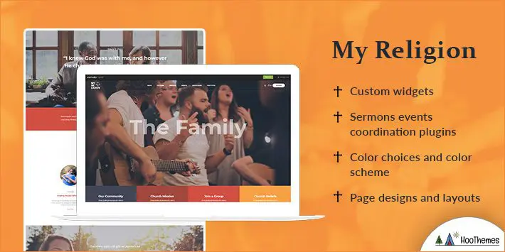 ศาสนาของฉัน - ธีมเวิร์ดเพรสคริสตจักรและการกุศล