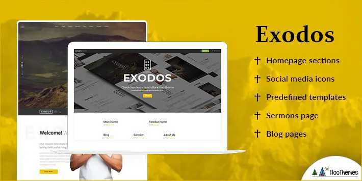 Exodos - ธีม WordPress ของคริสตจักร