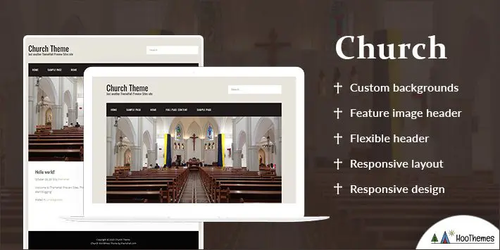 ธีม WordPress ของคริสตจักรฟรี