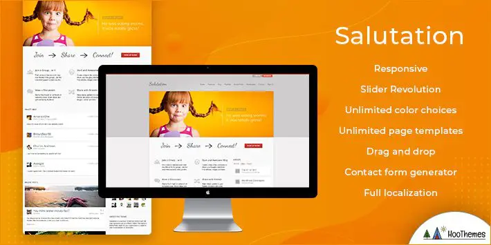 Anrede Responsives WordPress-Theme mit Slider