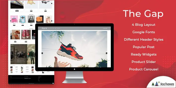 The Gap WordPress Theme mit Slider