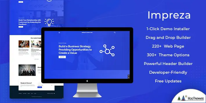 Impreza WordPress Theme mit Slider
