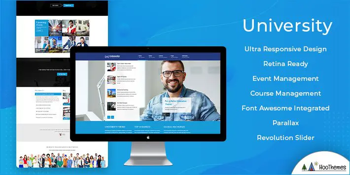 Universitäts-WordPress-Theme mit Slider