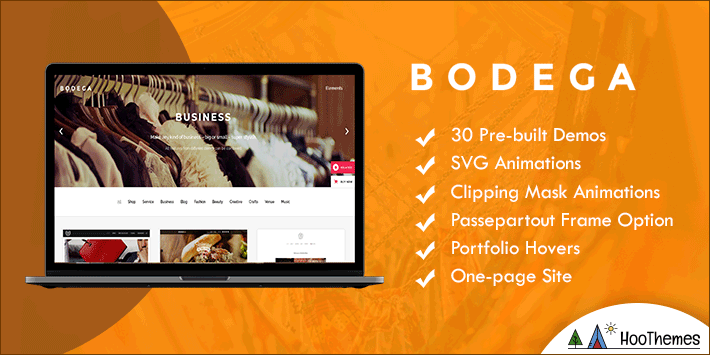 Tema WordPress Bisnis Kecil Bodega