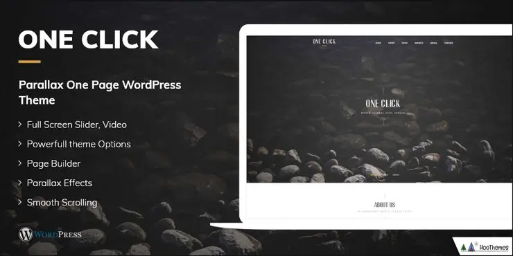 ワンクリック-1ページのWordPressテーマ