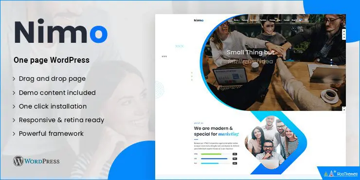 NimmoシングルページWordPressテーマ