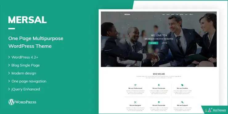 MersalシングルページWordPressテーマ