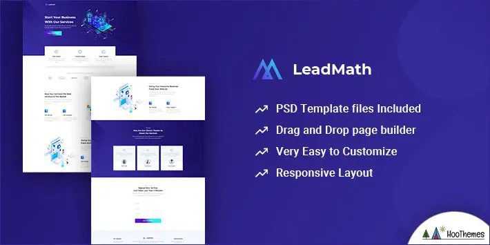LeadMath - نموذج الصفحة المقصودة لـ LeadMath Unbounce
