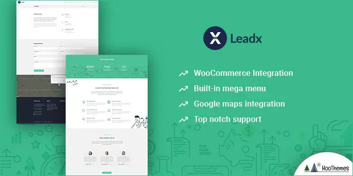 ليدكس - موضوع الصفحة المقصودة والتسويق ووردبريس