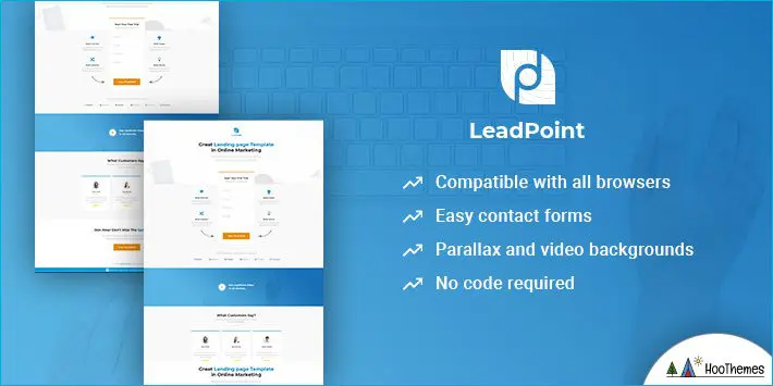 ليدبوينت - نموذج الصفحة المقصودة غير المرتدة من جيل العملاء المحتملين