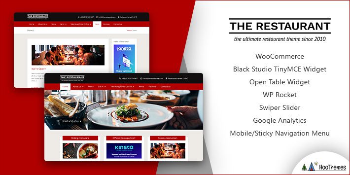 Restoran WordPress Teması