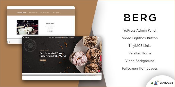 BERG Restoran WordPress Teması