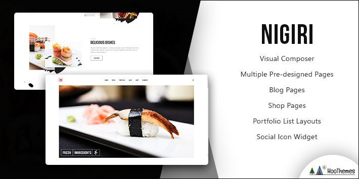 Nigiri Restoranı WordPress Teması