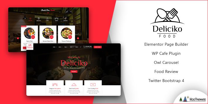 Deliciko Restoran WordPress Teması
