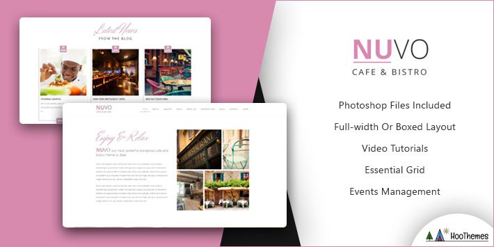 NUVO Restoran WordPress Teması