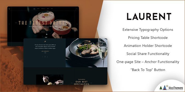 Laurent Restoranı WordPress Teması