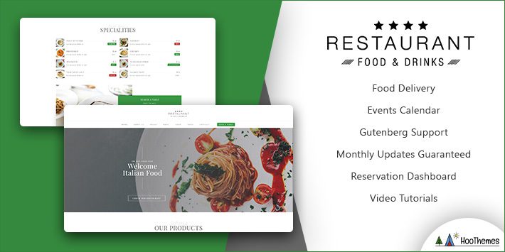 Restoran Yemek Restoran WordPress Teması