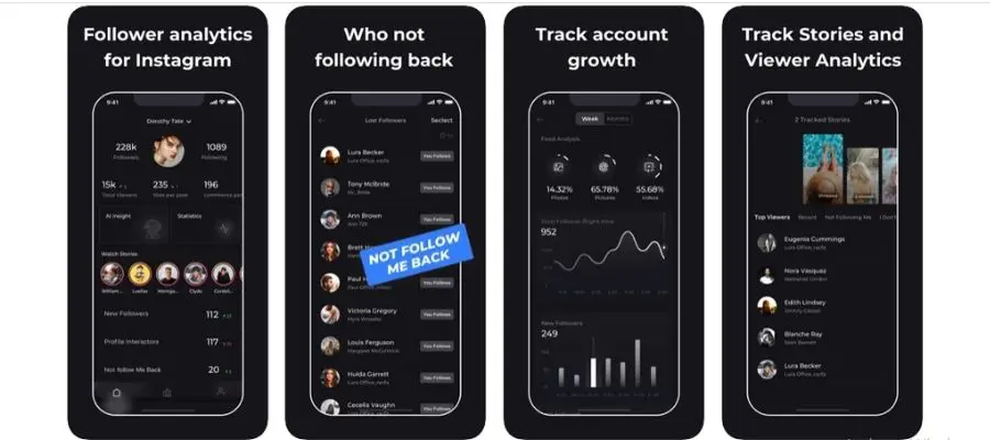 تقارير + تطبيق Instagram unollow