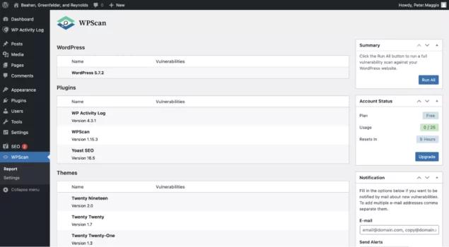 WPScan 報告