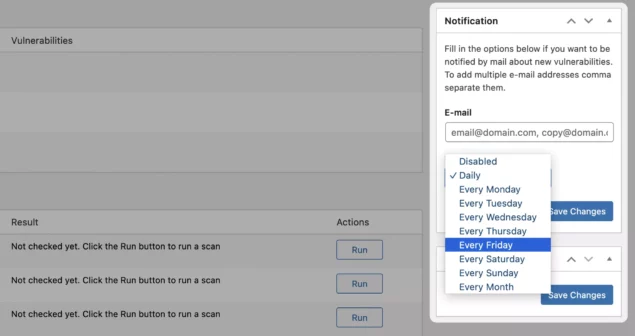 Configuración de notificaciones por correo electrónico